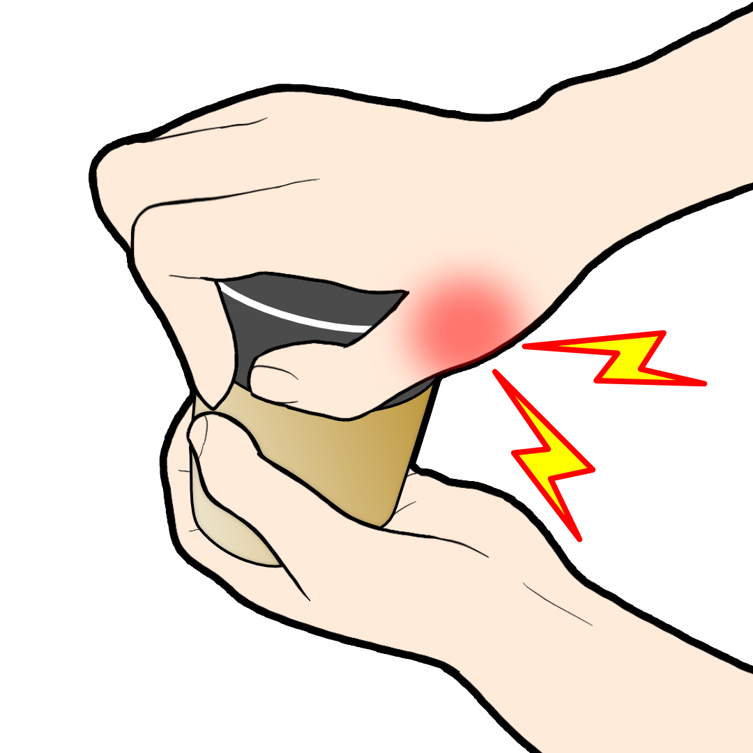母指CM関節症の痛みを表すイメージ画像